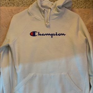 White Champion hoodie!